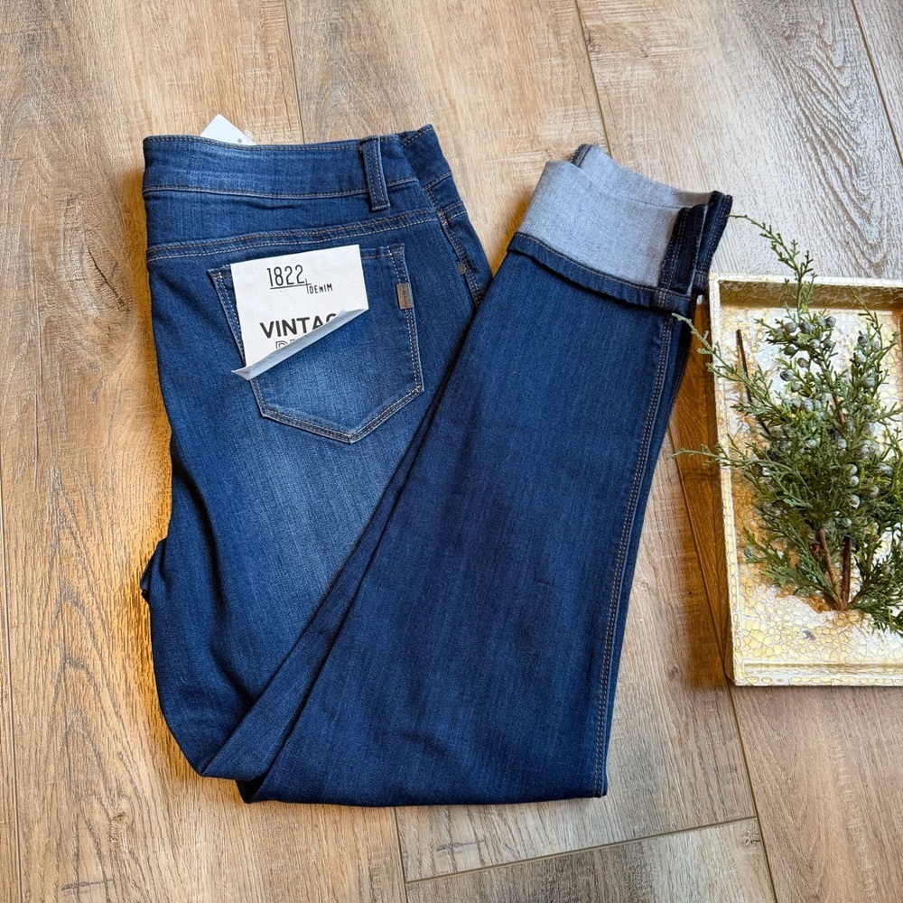 1822 Denim indigo Berlin girlfriend  Skinny Jeans size 31